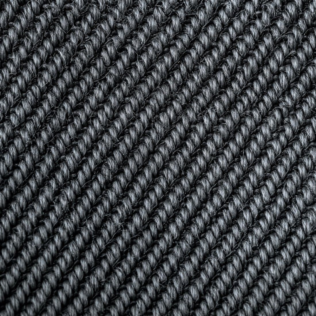 Grey twill fabric at high magnification